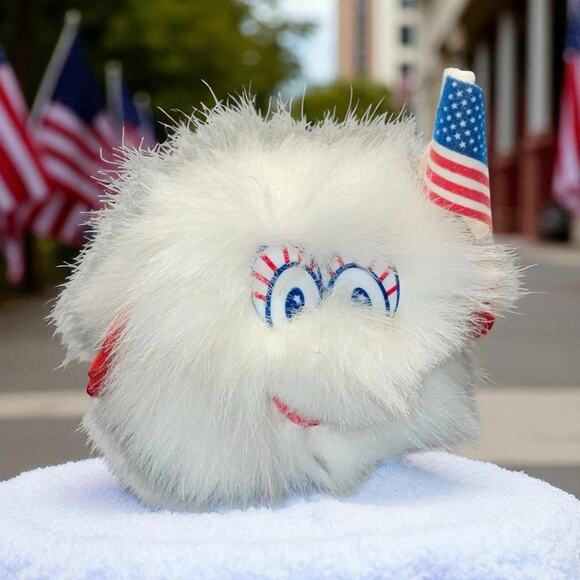 Girl Scouts Plush Cookie Campaign Buddy Little Brownie Bakers Russ Patriotic 6" - Picture 1 of 15